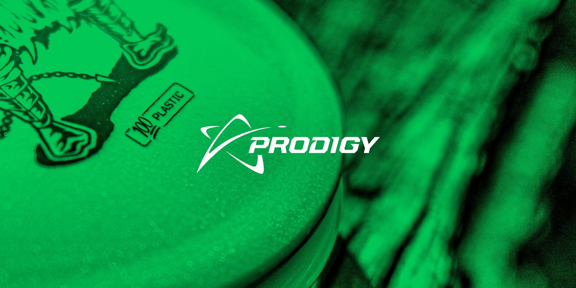 Prodigy Logo over 100 Plastic Discs