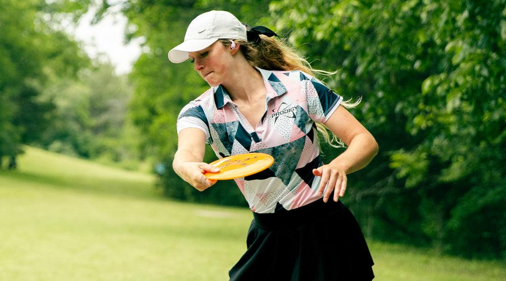 caroline henderson disc golf in the bag