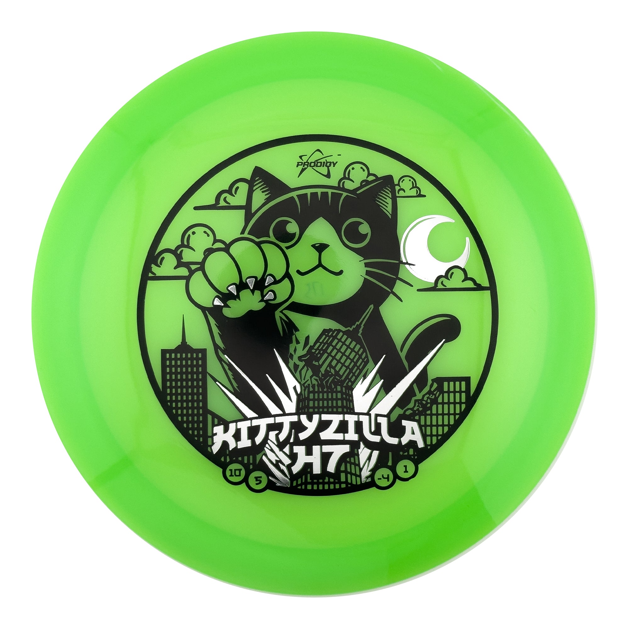 クリニャンクール Prodigy H7 400 Glow Plastic - Kittyzilla Returns Stamp