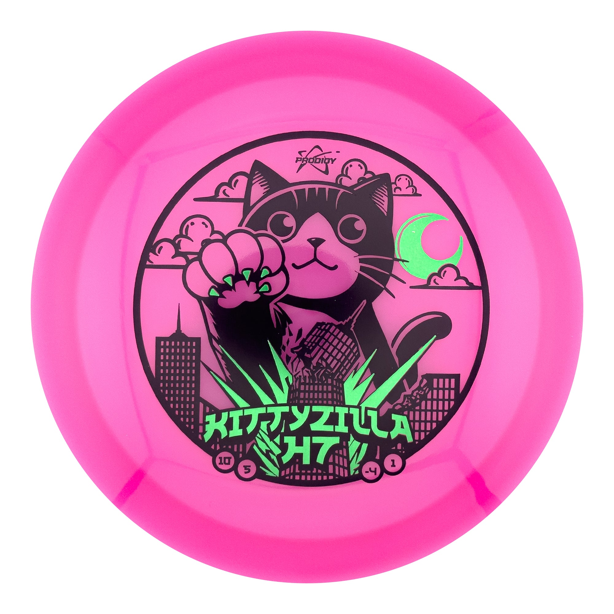 Prodigy H7 400 Glow Plastic - Kittyzilla Returns Stamp