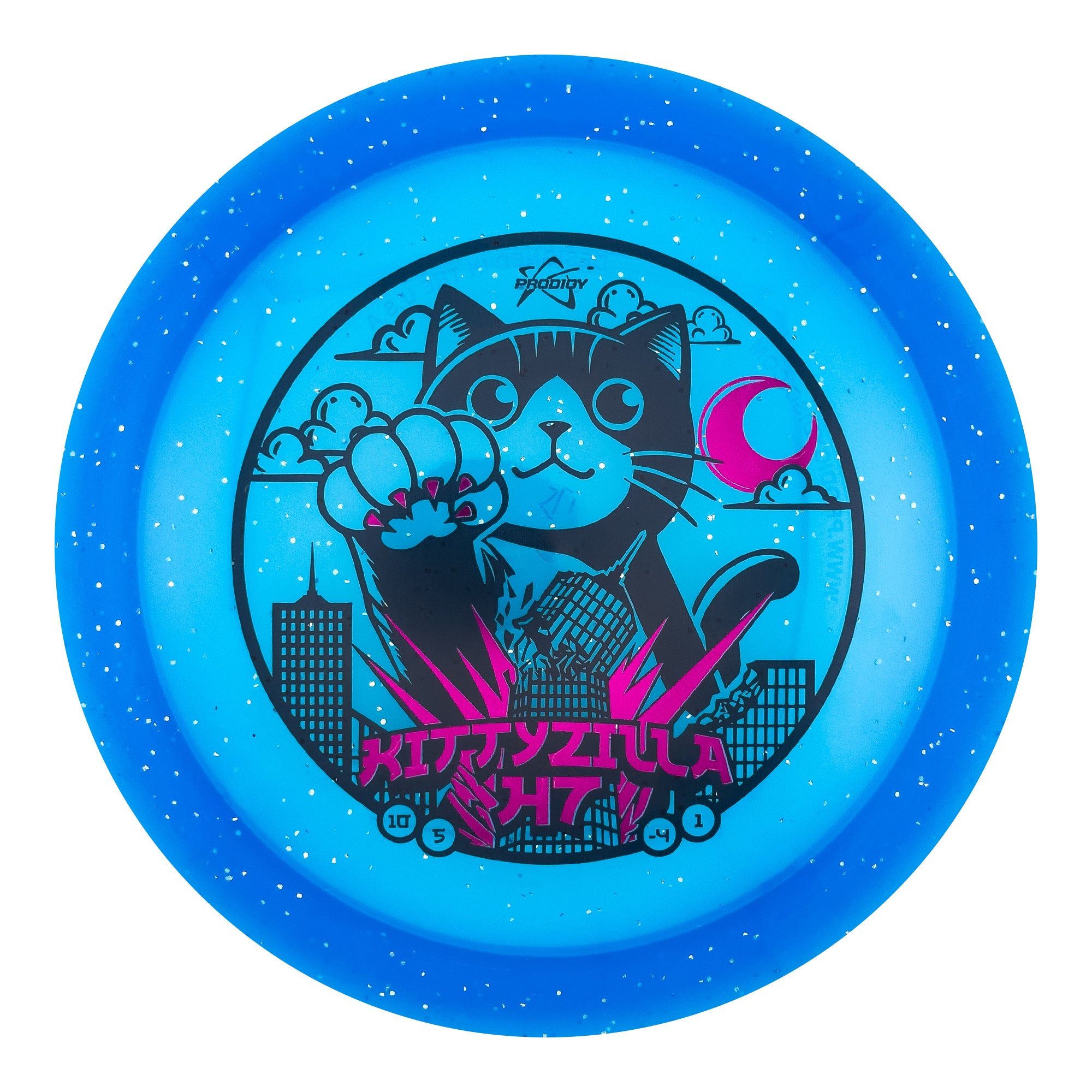 Prodigy H7 750 Glimmer Plastic - Kittyzilla Returns Stamp