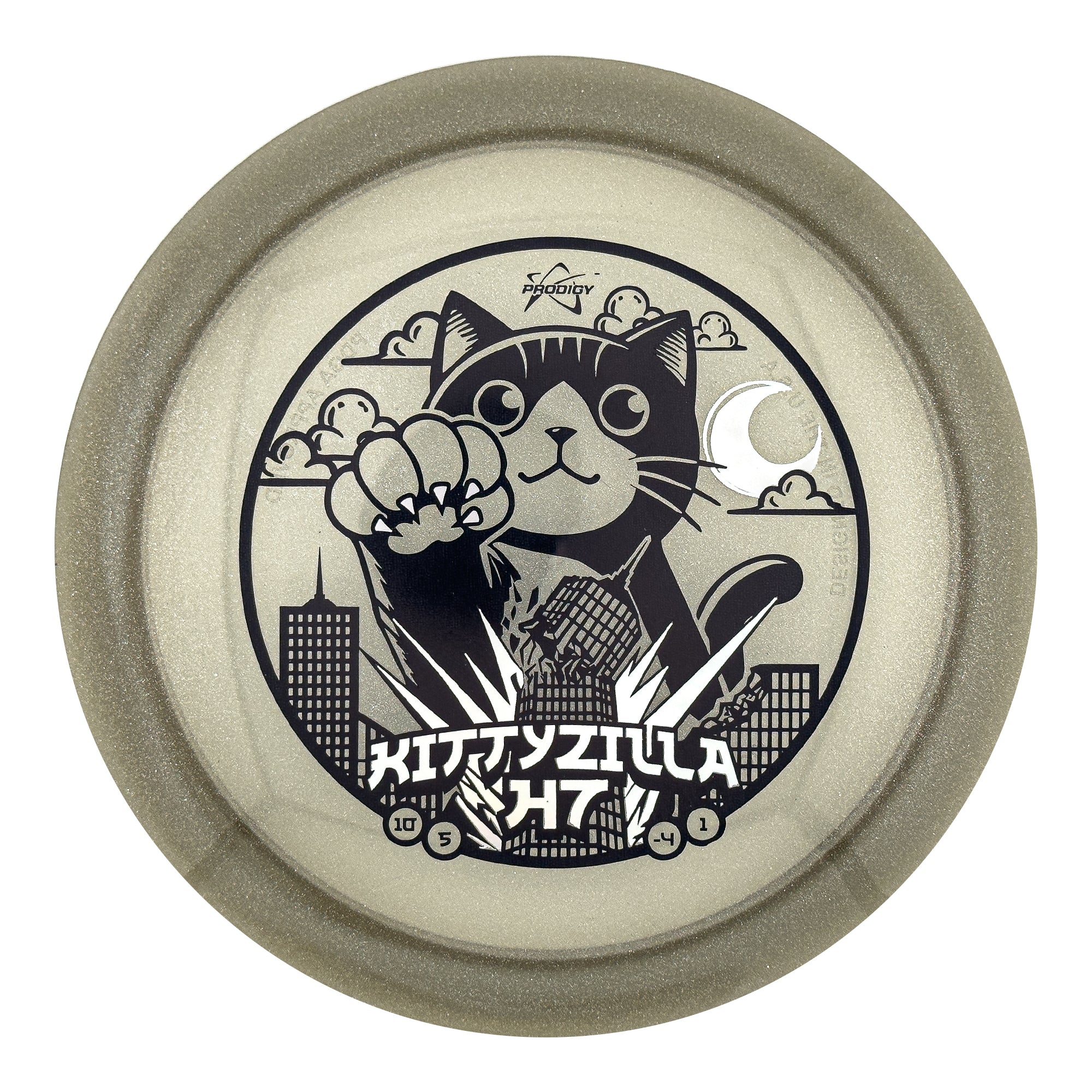 Prodigy H7 750 Glimmer Plastic - Kittyzilla Returns Stamp