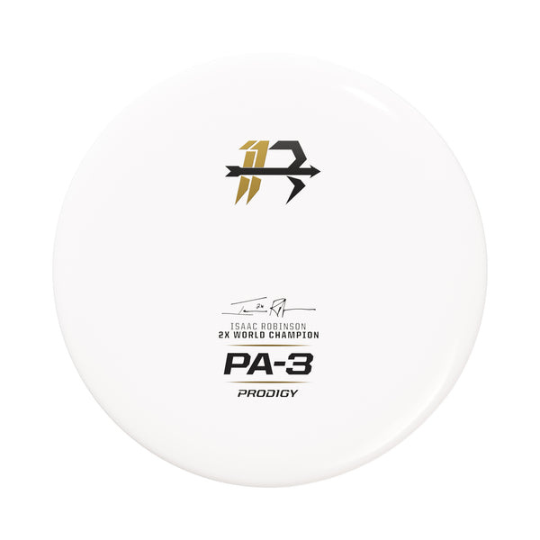 Prodigy PA-3 300 Soft Plastic - Collectors Edition Isaac Robinson 2X World Champion Stamp - White