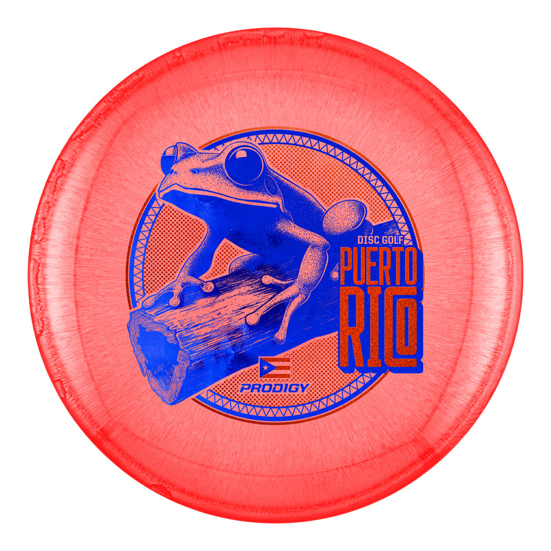 Prodigy PA-5 500 Ultra Soft GLOW Plastic - Puerto Rico Disc Golf Fundraiser "Coquí" Stamp