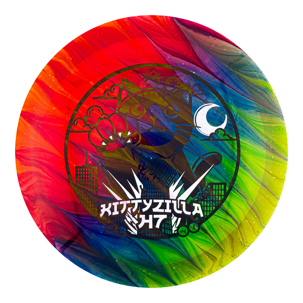Prodigy H7 750 Glimmer Plastic - Kittyzilla Returns Stamp X Reidiculous Concepts Dye