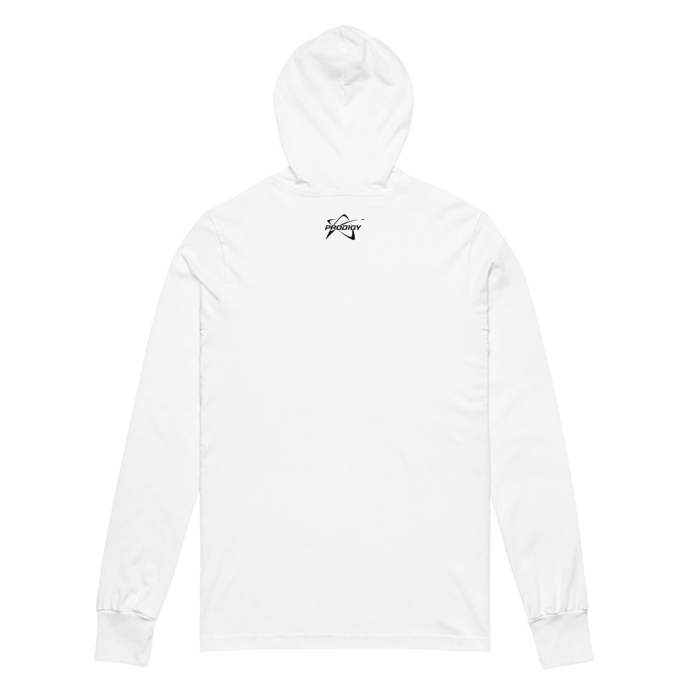 Prodigy Unisex Hooded Long Sleeve Tee - Bar Logo