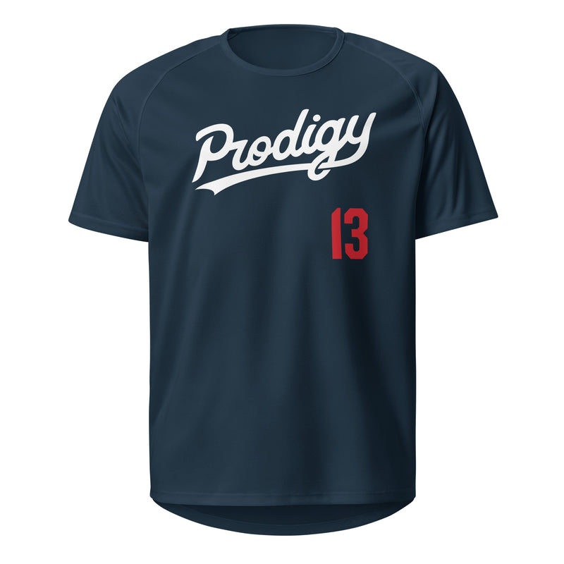 Prodigy Sport Script Jersey - Navy Blue