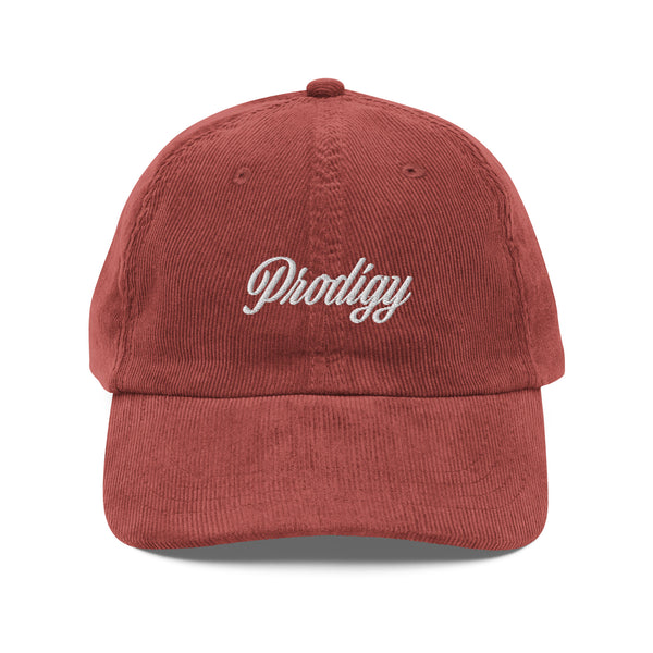 Prodigy Vintage Corduroy Cap - Script Wordmark