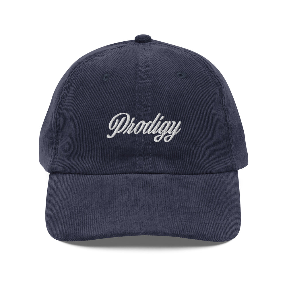Prodigy Vintage Corduroy Cap - Script Wordmark