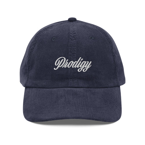 Prodigy Vintage Corduroy Cap - Script Wordmark