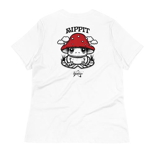 Prodigy Women's Relaxed T-Shirt - Rippit (Red) Logo